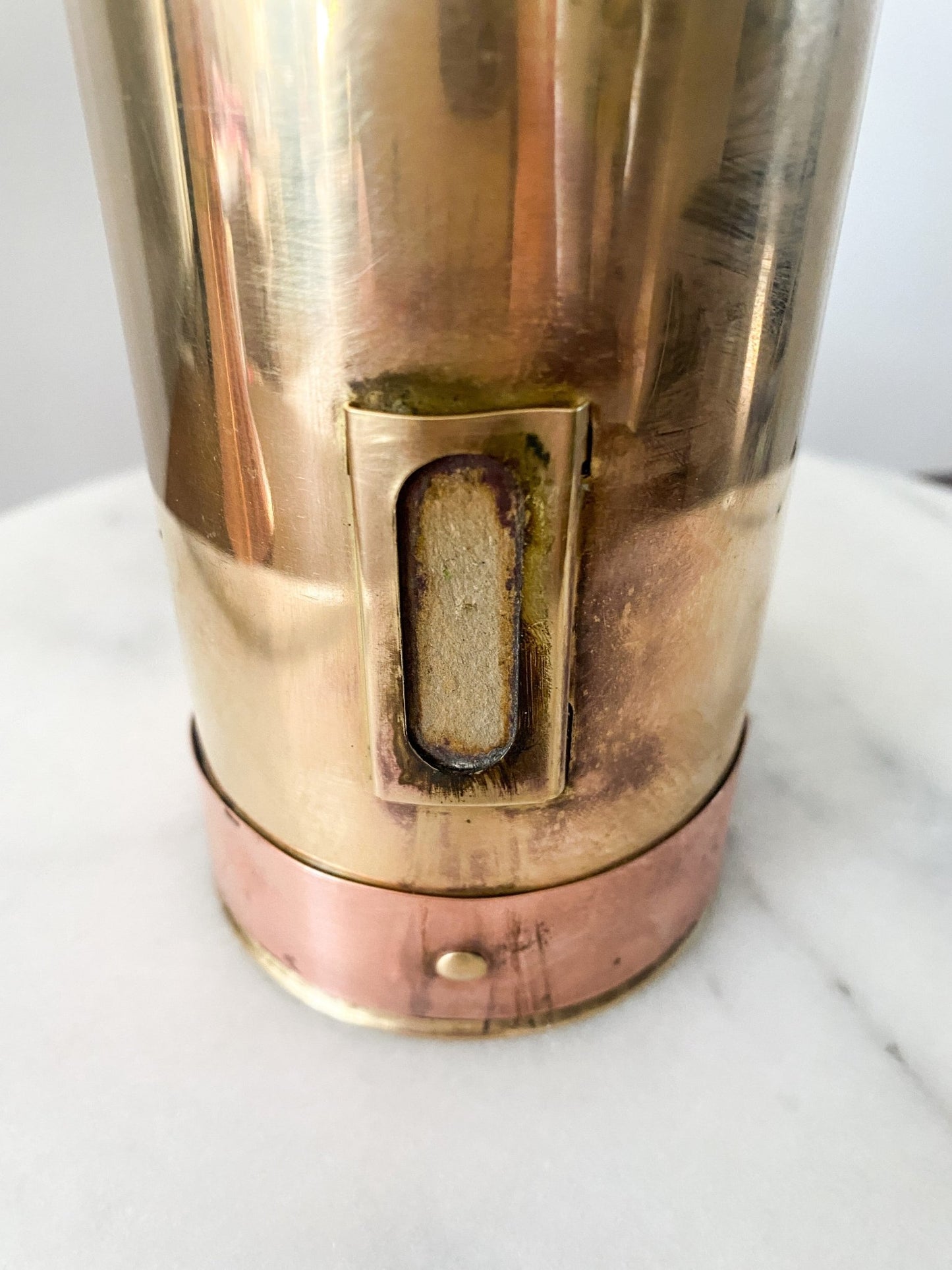 Brass and Copper Matchstick Holder - Perth Market