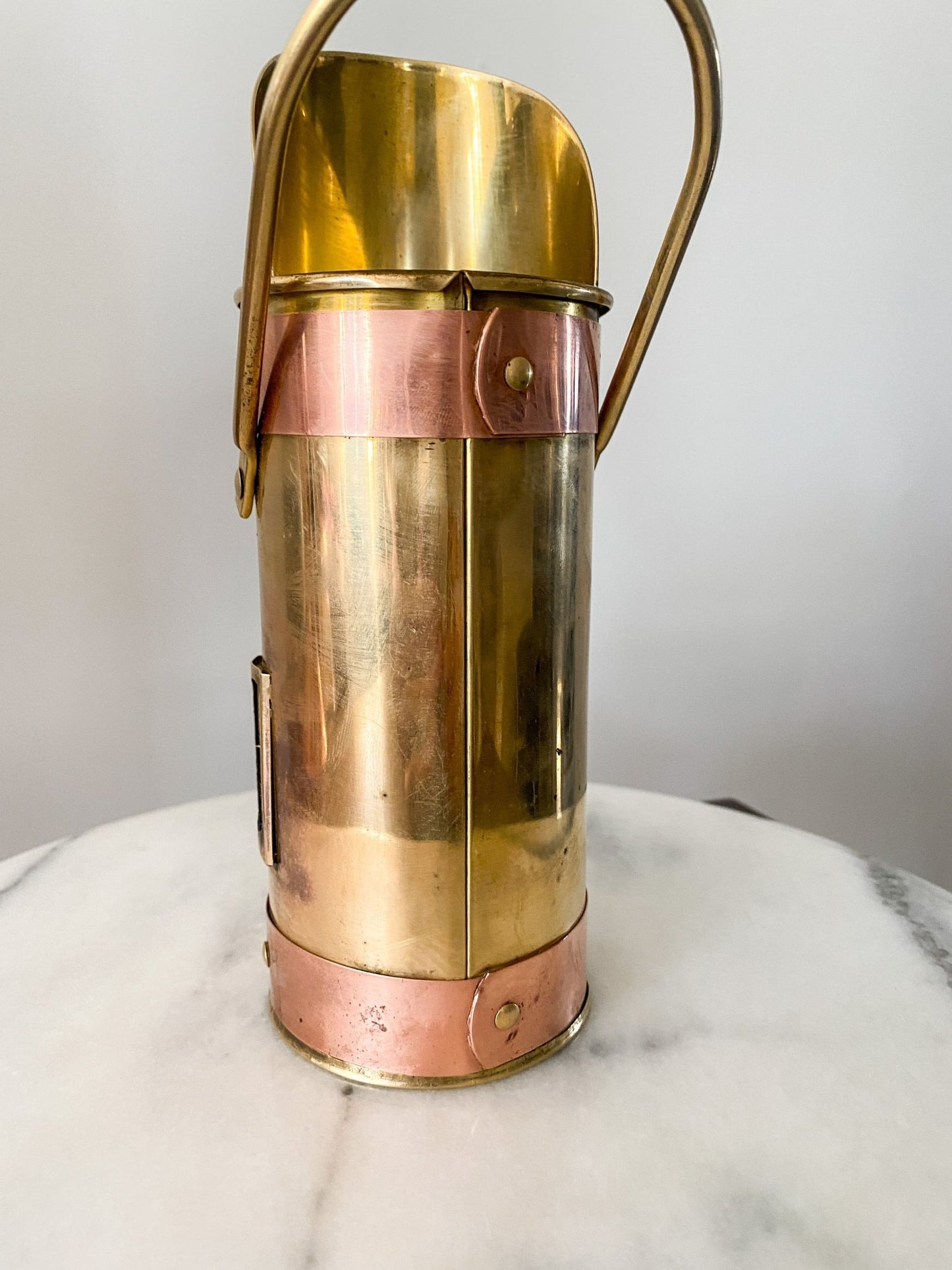 Brass and Copper Matchstick Holder - Perth Market