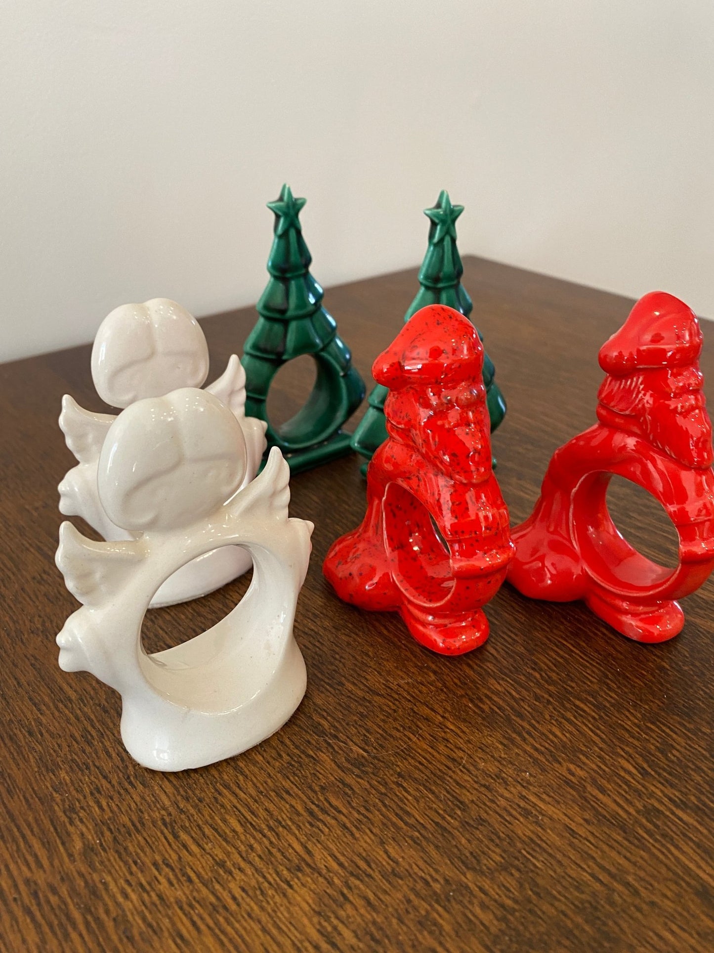 Christmas Napkin Rings | Standing Rings | Tree | Angel | Santa - Perth Market
