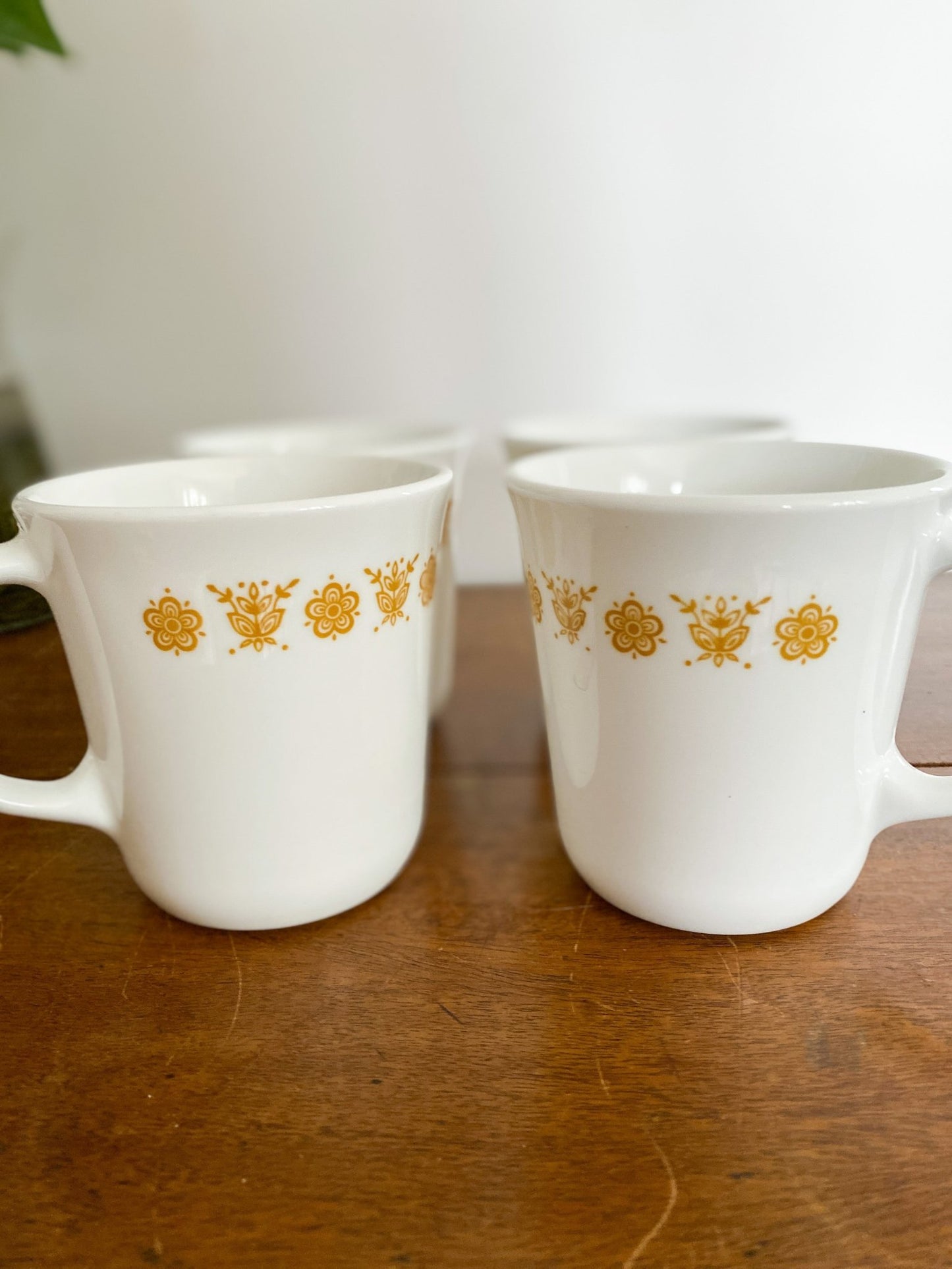 Set of 4 Corningware Mugs in "Butterfly Gold" - Perth Market