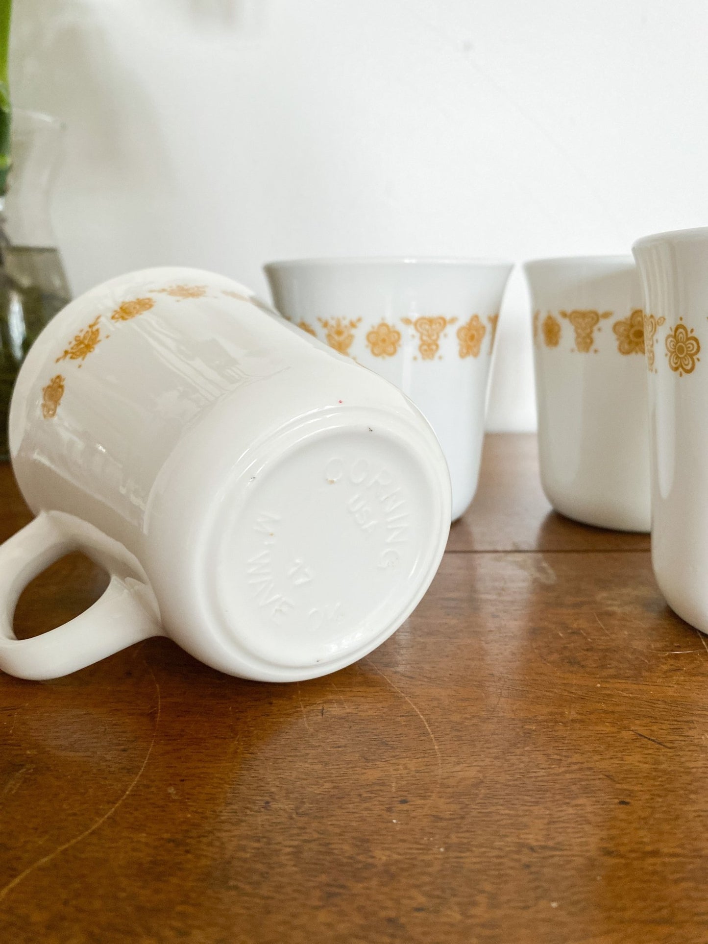 Set of 4 Corningware Mugs in "Butterfly Gold" - Perth Market