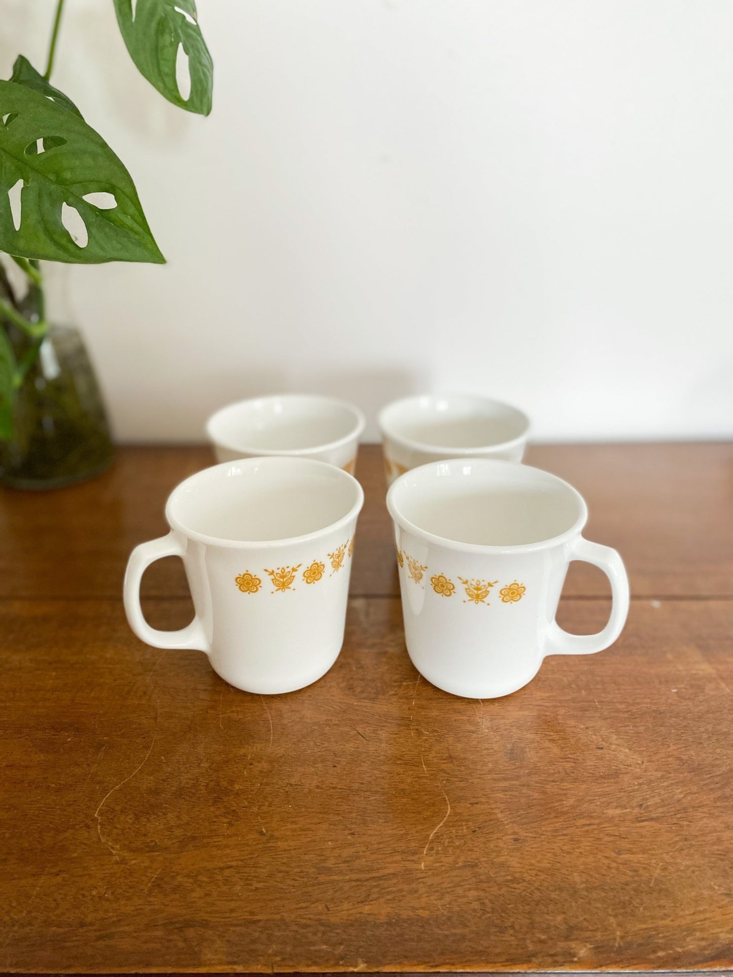 Set of 4 Corningware Mugs in "Butterfly Gold" - Perth Market
