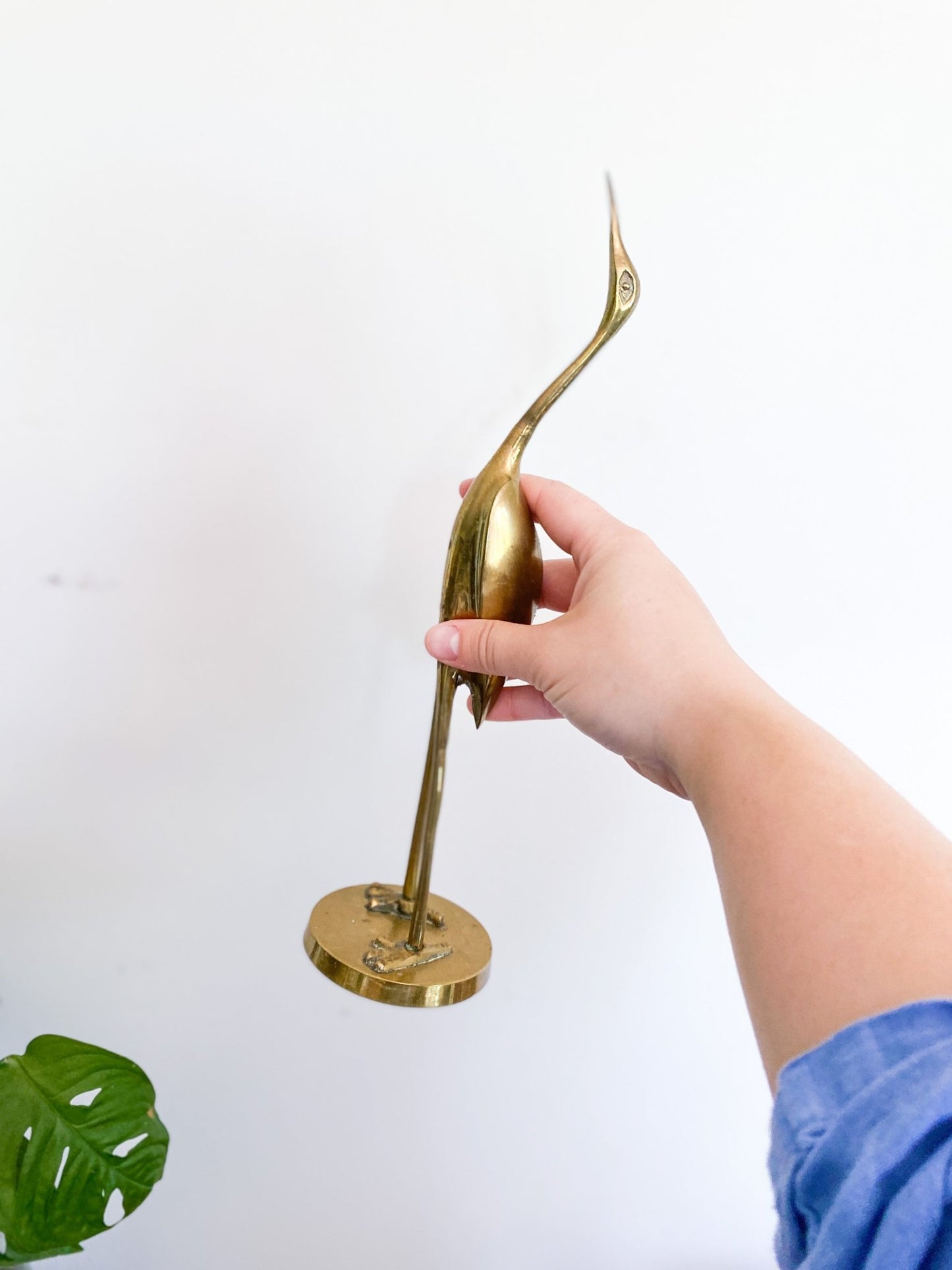 Vintage Brass Crane Set - Perth Market