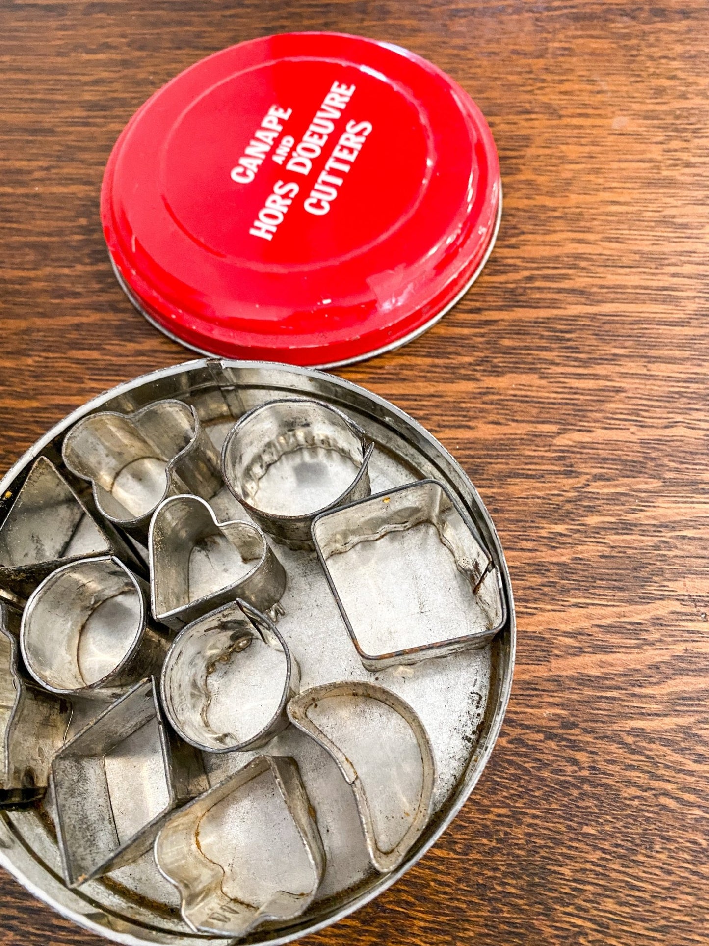 Vintage Tin Canapes & Sandwich Cutters - Perth Market