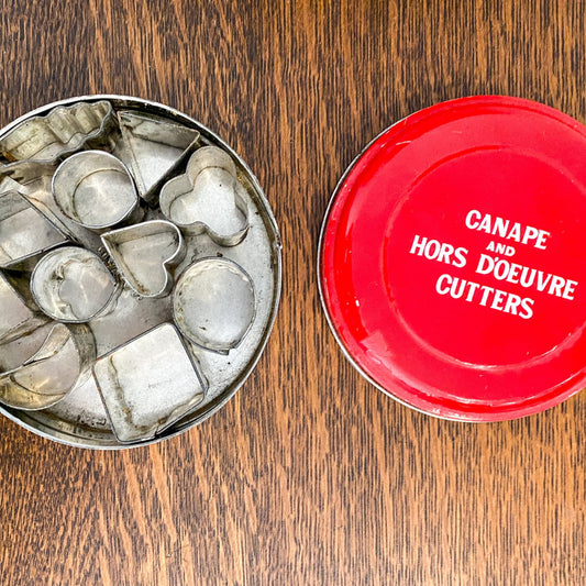 Vintage Tin Canapes & Sandwich Cutters - Perth Market