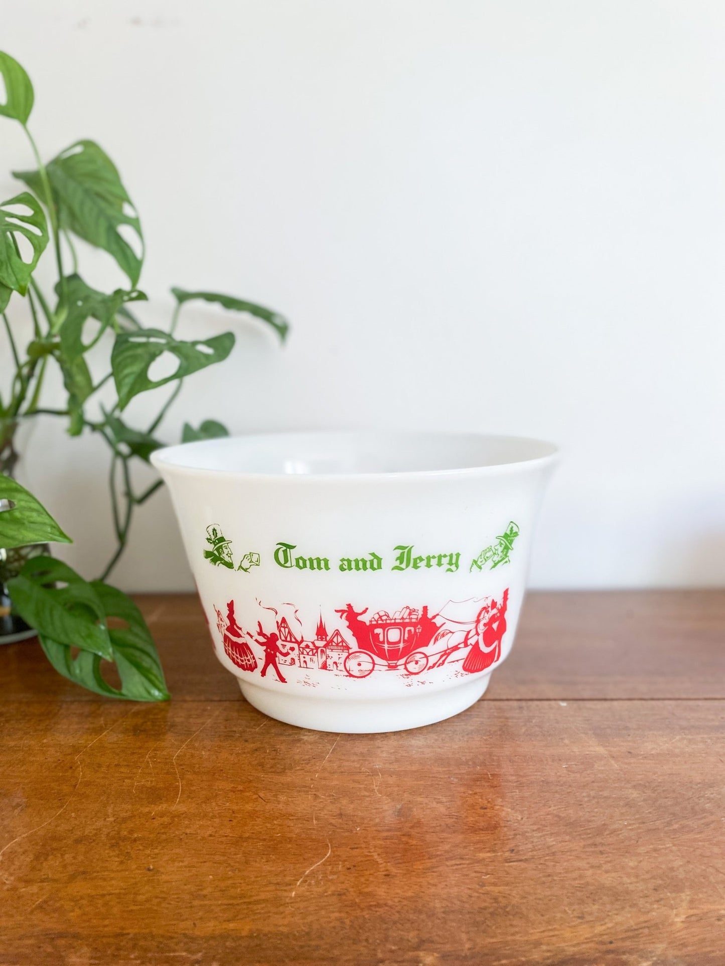 Vintage Tom & Jerry Milk Glass Bowl - Perth Market