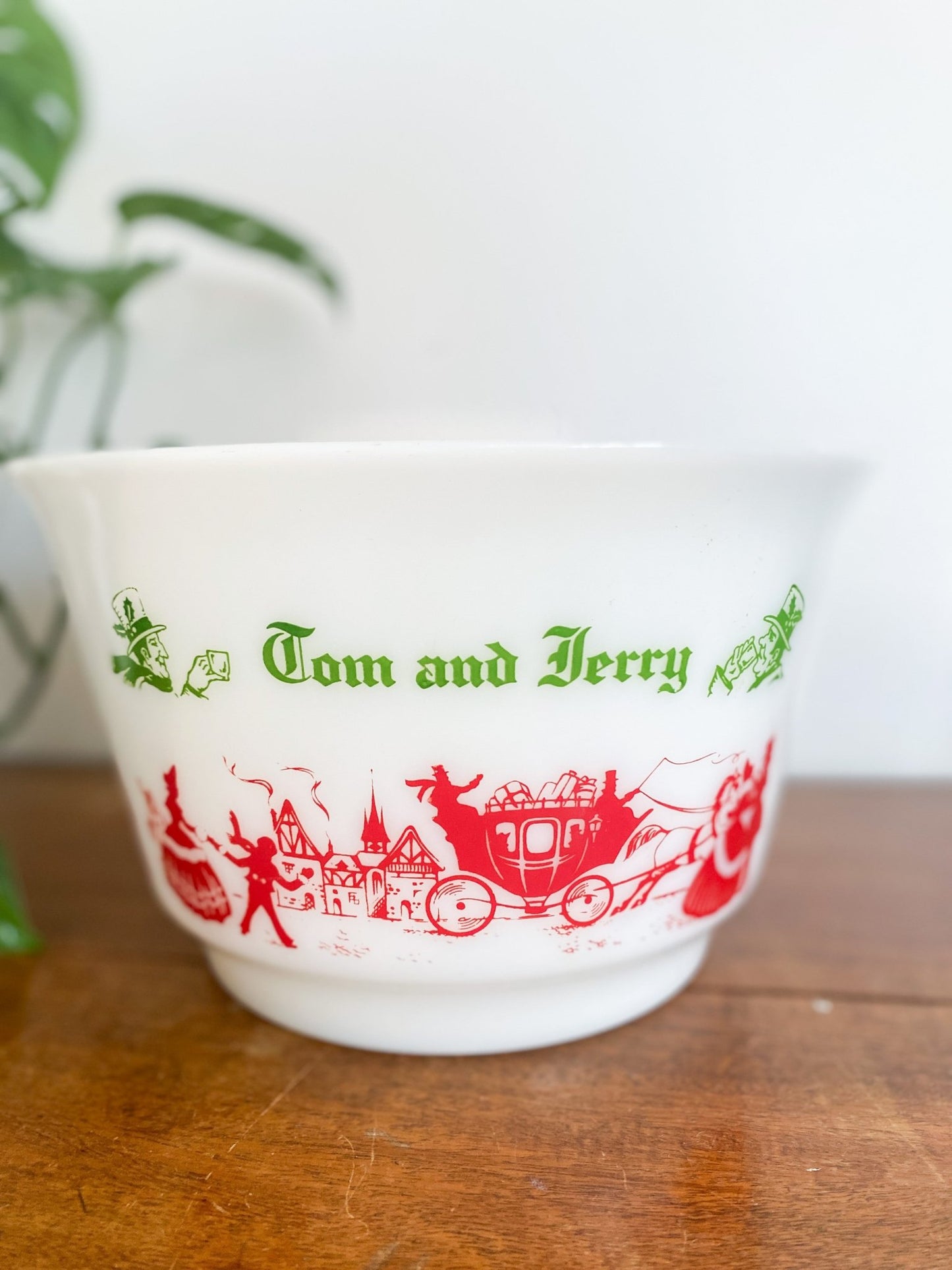 Vintage Tom & Jerry Milk Glass Bowl - Perth Market