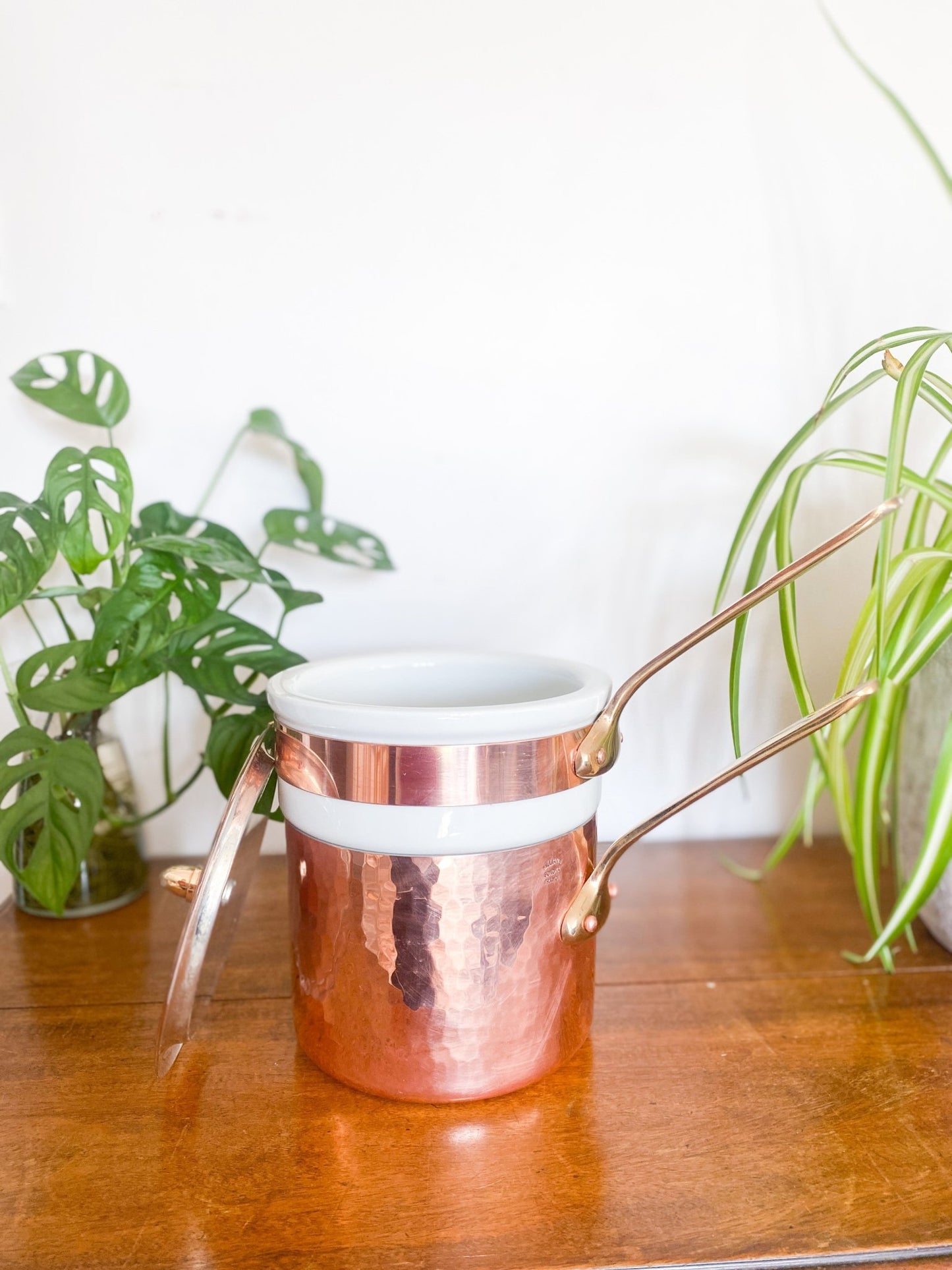 Vintage Williams Sonoma Copper Pot w/Ceramic Boiler - Perth Market
