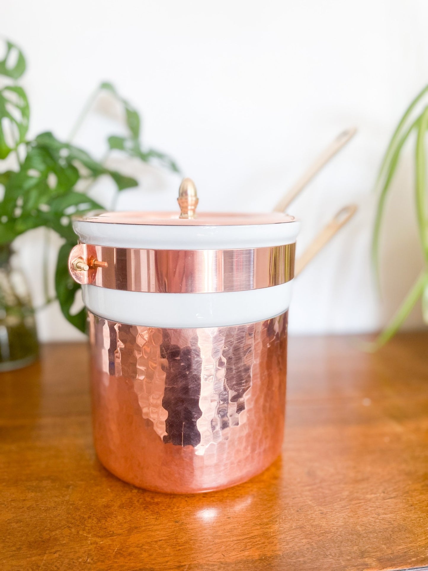 Vintage Williams Sonoma Copper Pot w/Ceramic Boiler - Perth Market