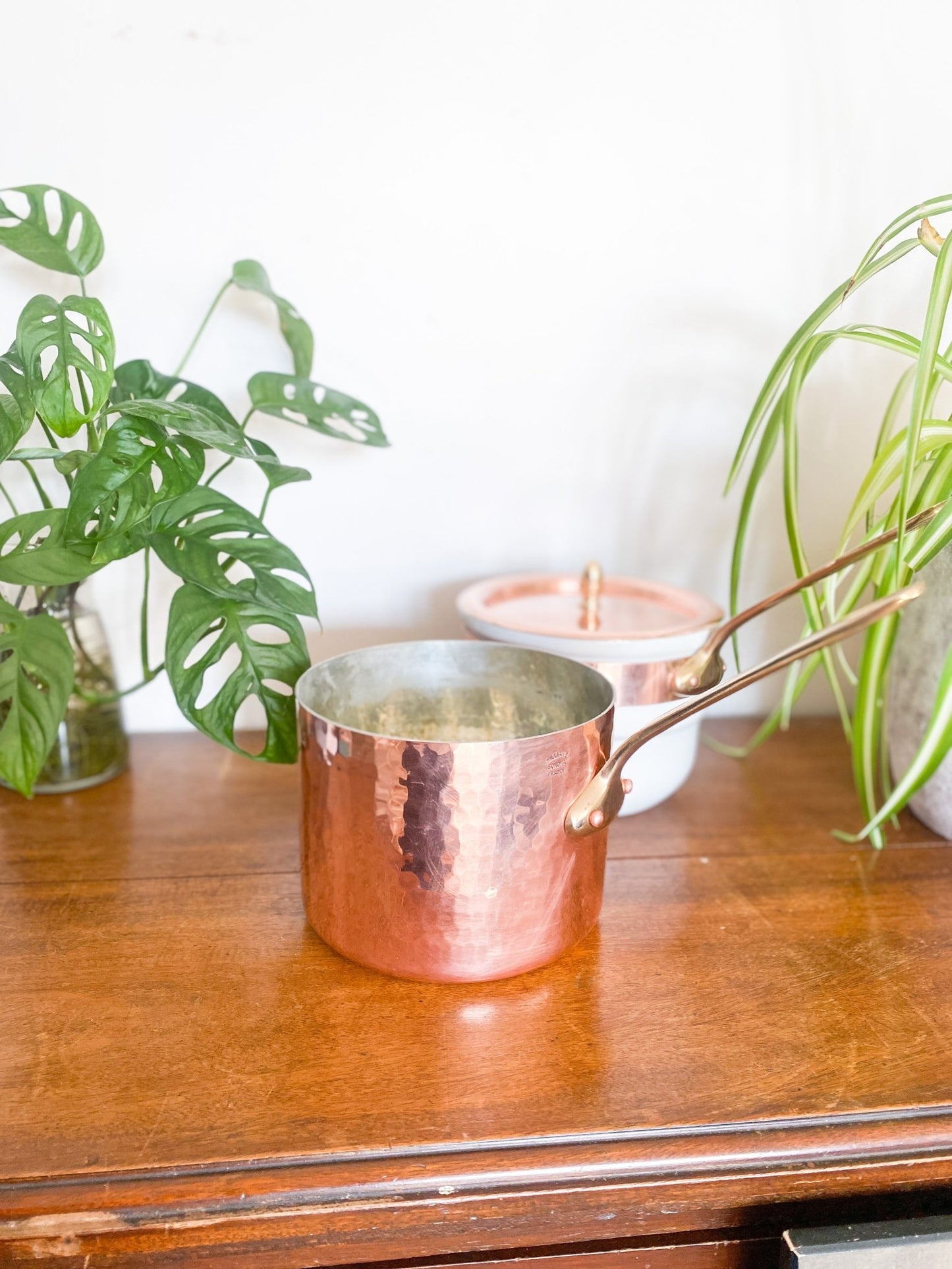 Vintage Williams Sonoma Copper Pot w/Ceramic Boiler - Perth Market