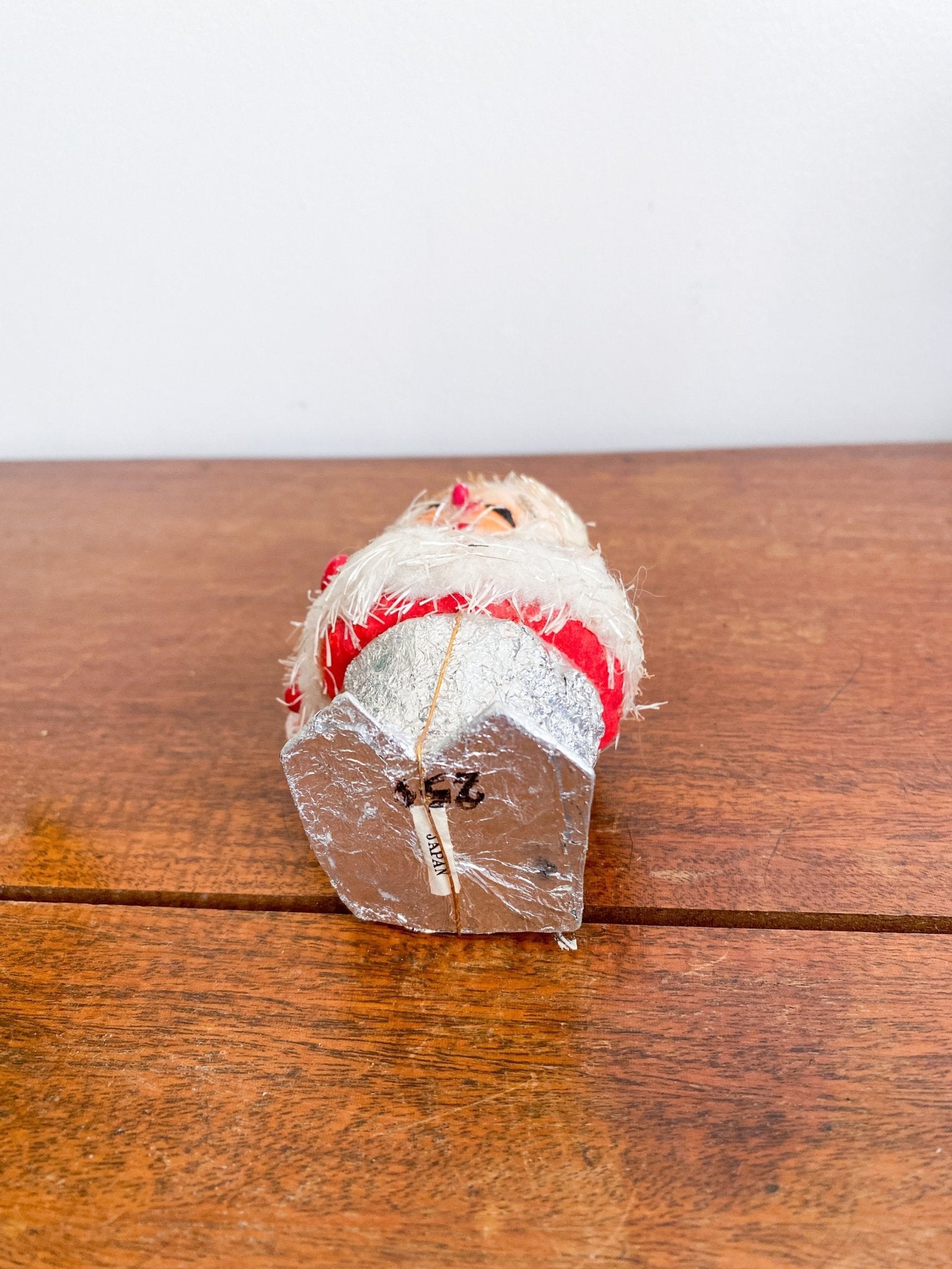 Antique Flocked Santa - Made in Japan - Perth Market