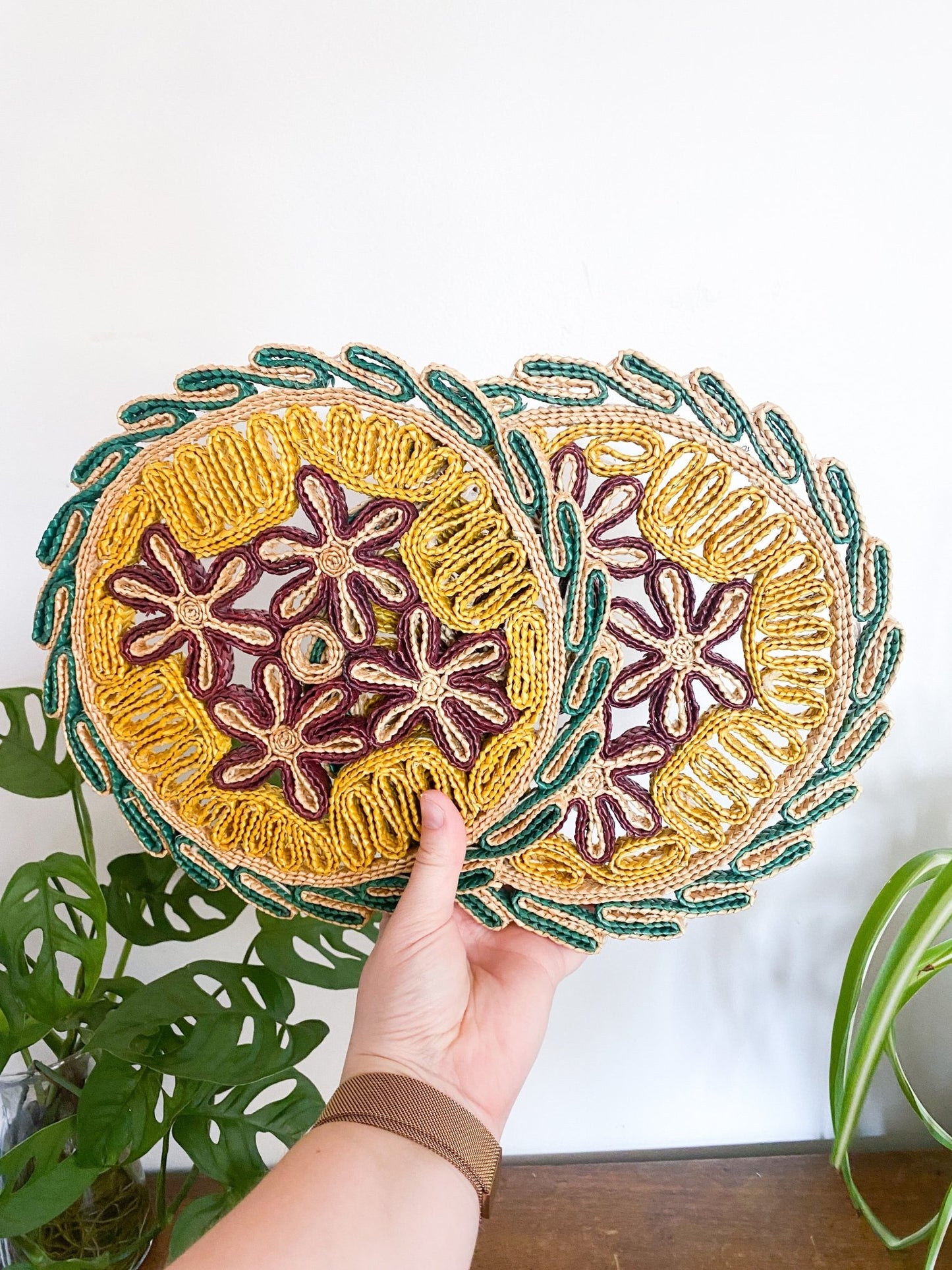 Boho Wicker/Jute Trivet - Perth Market