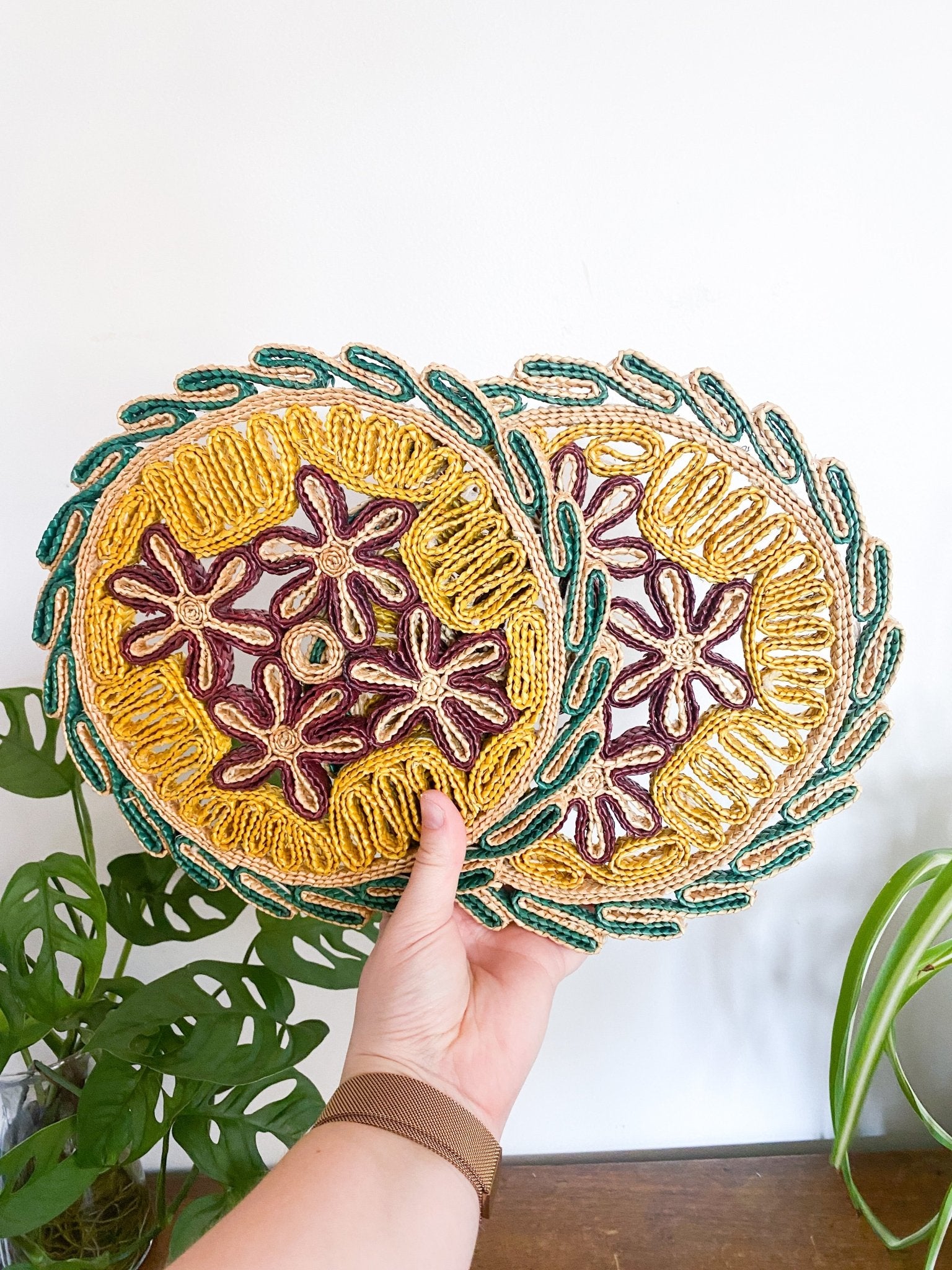 Boho Wicker/Jute Trivet - Perth Market