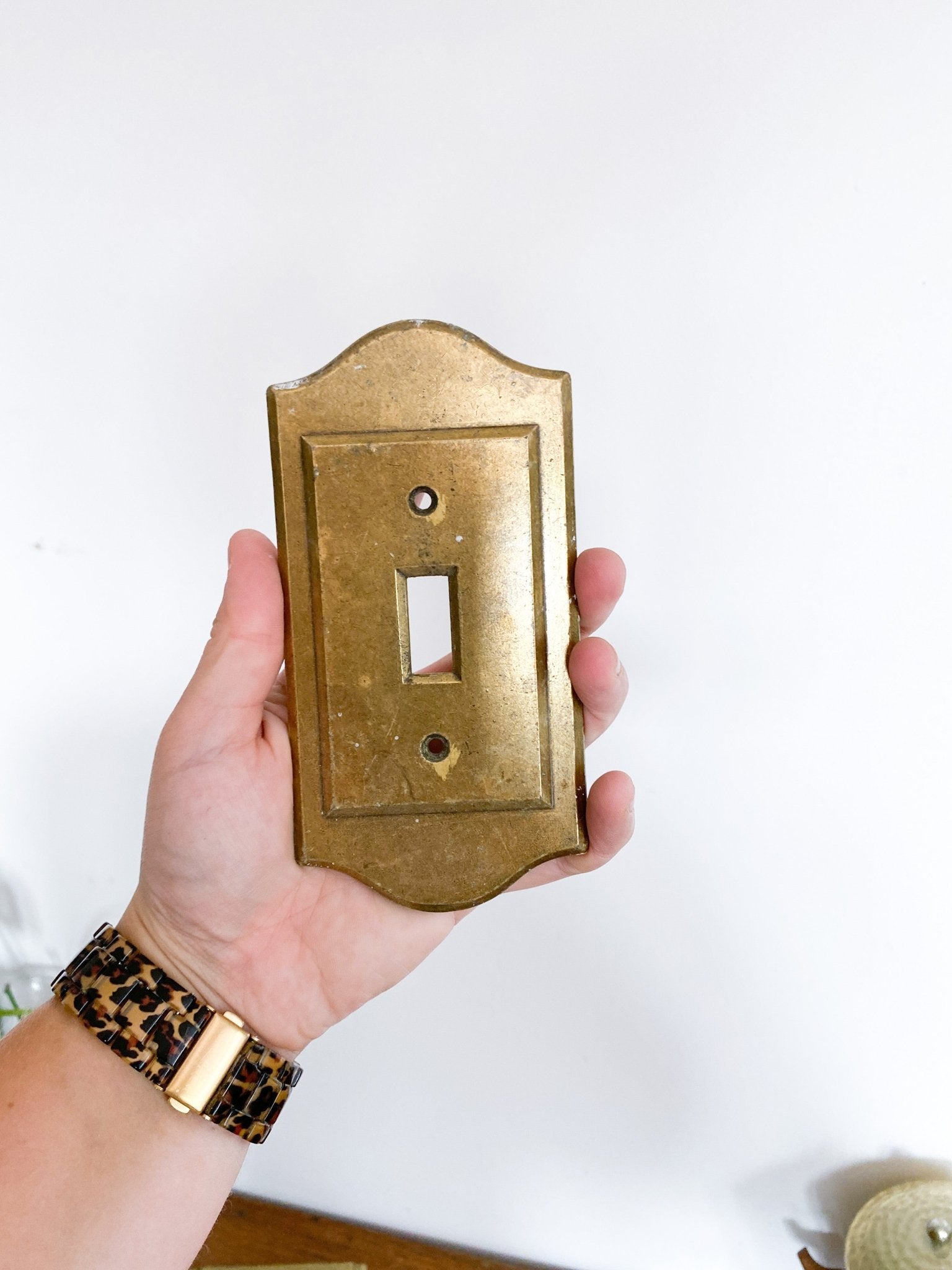 Brass Light Switch Plate Cover - Perth Market