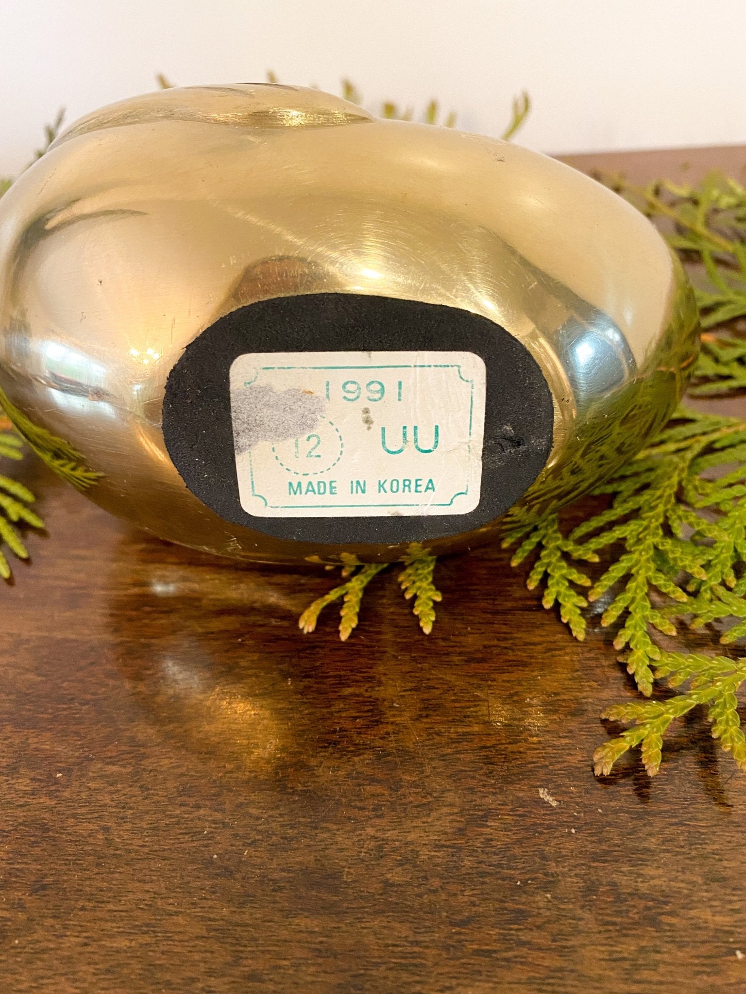Brass Seal Paperweight / Doorstopper - Perth Market