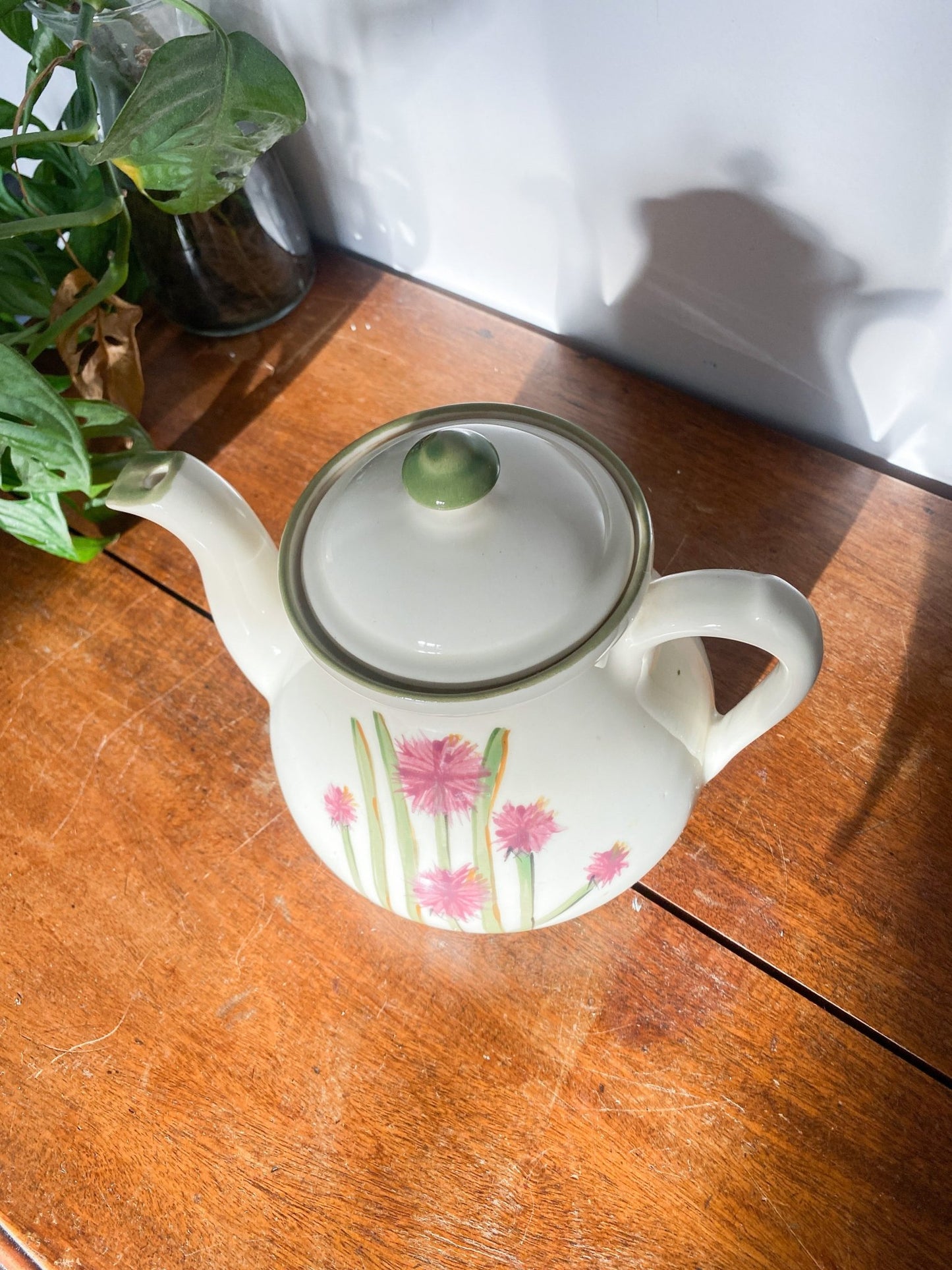 Buchan Thistleware Teapot - Scottish Stoneware - Perth Market