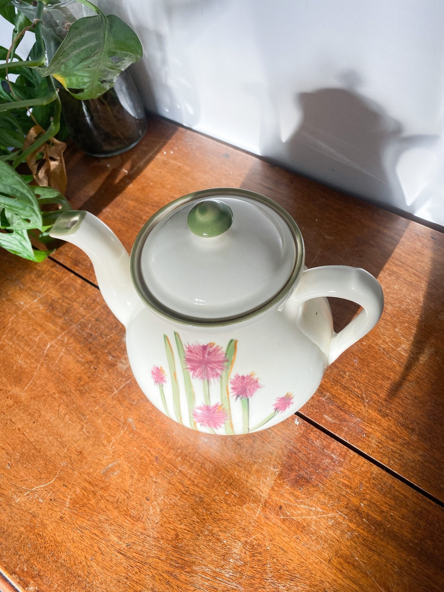 Buchan Thistleware Teapot - Scottish Stoneware - Perth Market