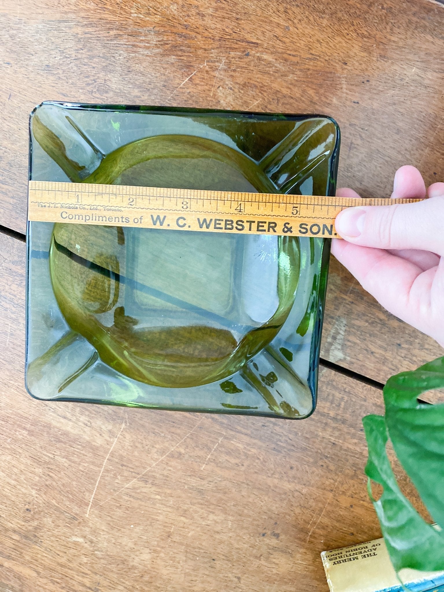 Green Glass Ashtray - Perth Market