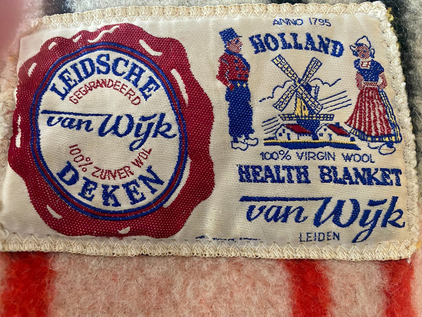 Rare van Wyk MCM Vintage Dutch Army/Military Wool Blanket - Perth Market