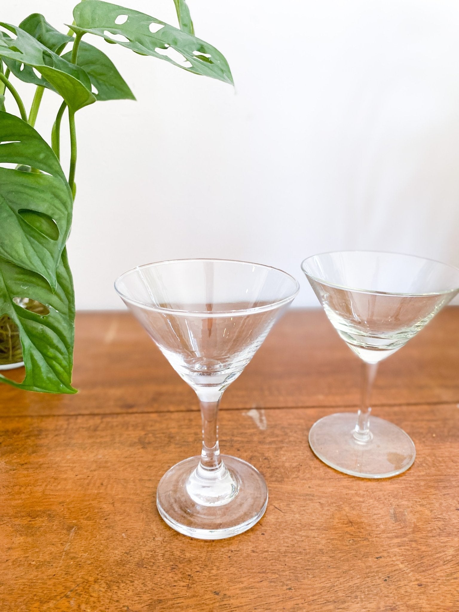 Small Clear Martini Glasses (Set of 2) - Perth Market