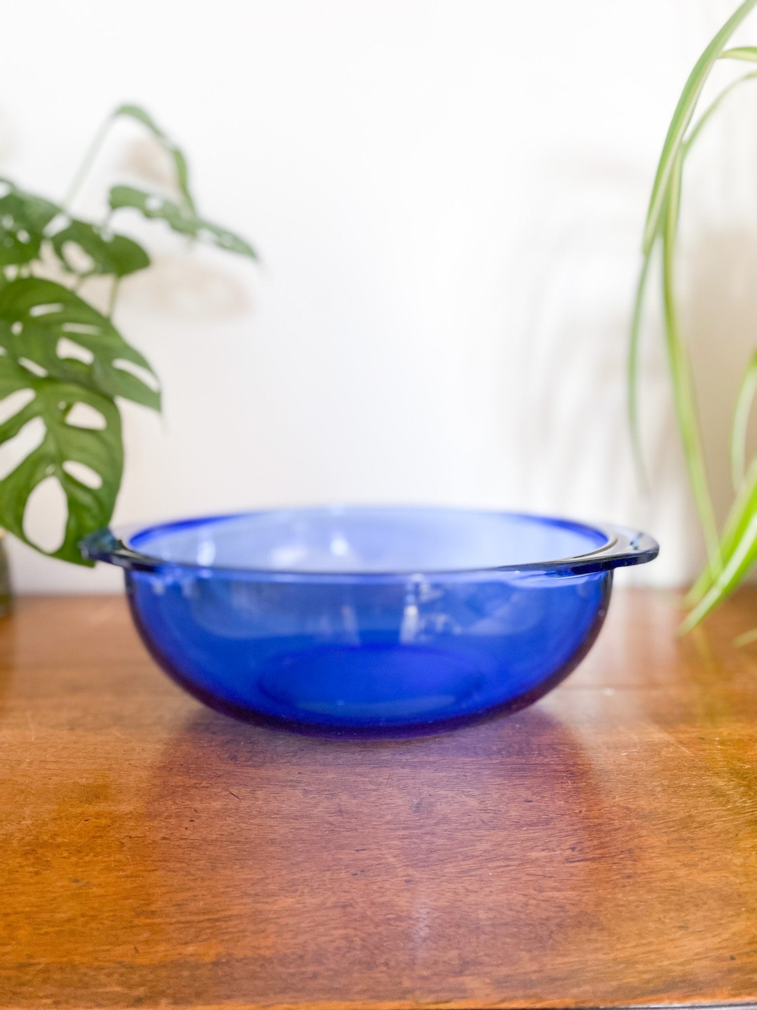 Vintage Blue Glass Pyrex Dish - Perth Market