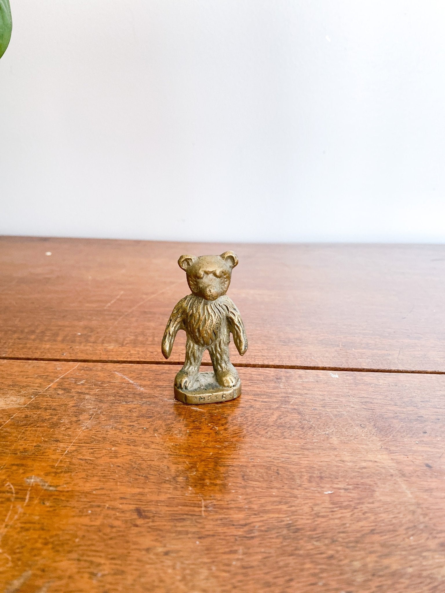 Vintage Brass Teddy Bear Figurine - Perth Market