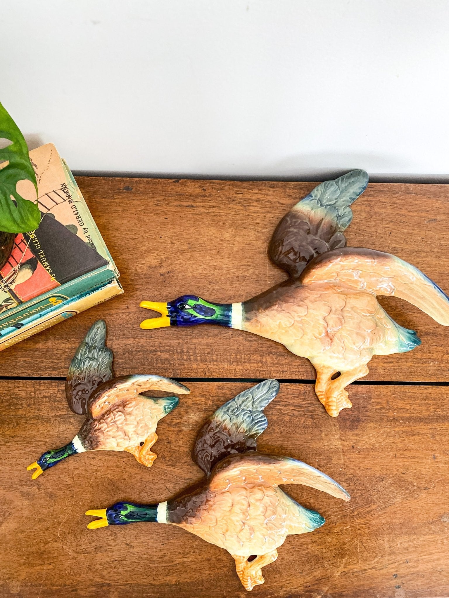 Vintage MCM Falconware English Mallard Ducks - Set of 3 - Perth Market