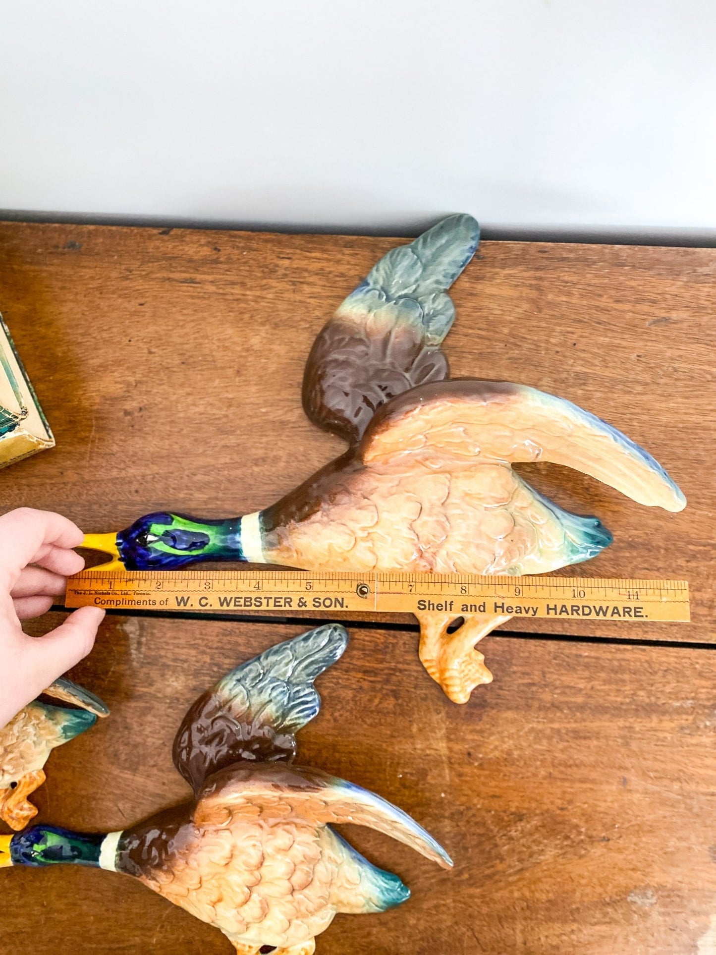 Vintage MCM Falconware English Mallard Ducks - Set of 3 - Perth Market