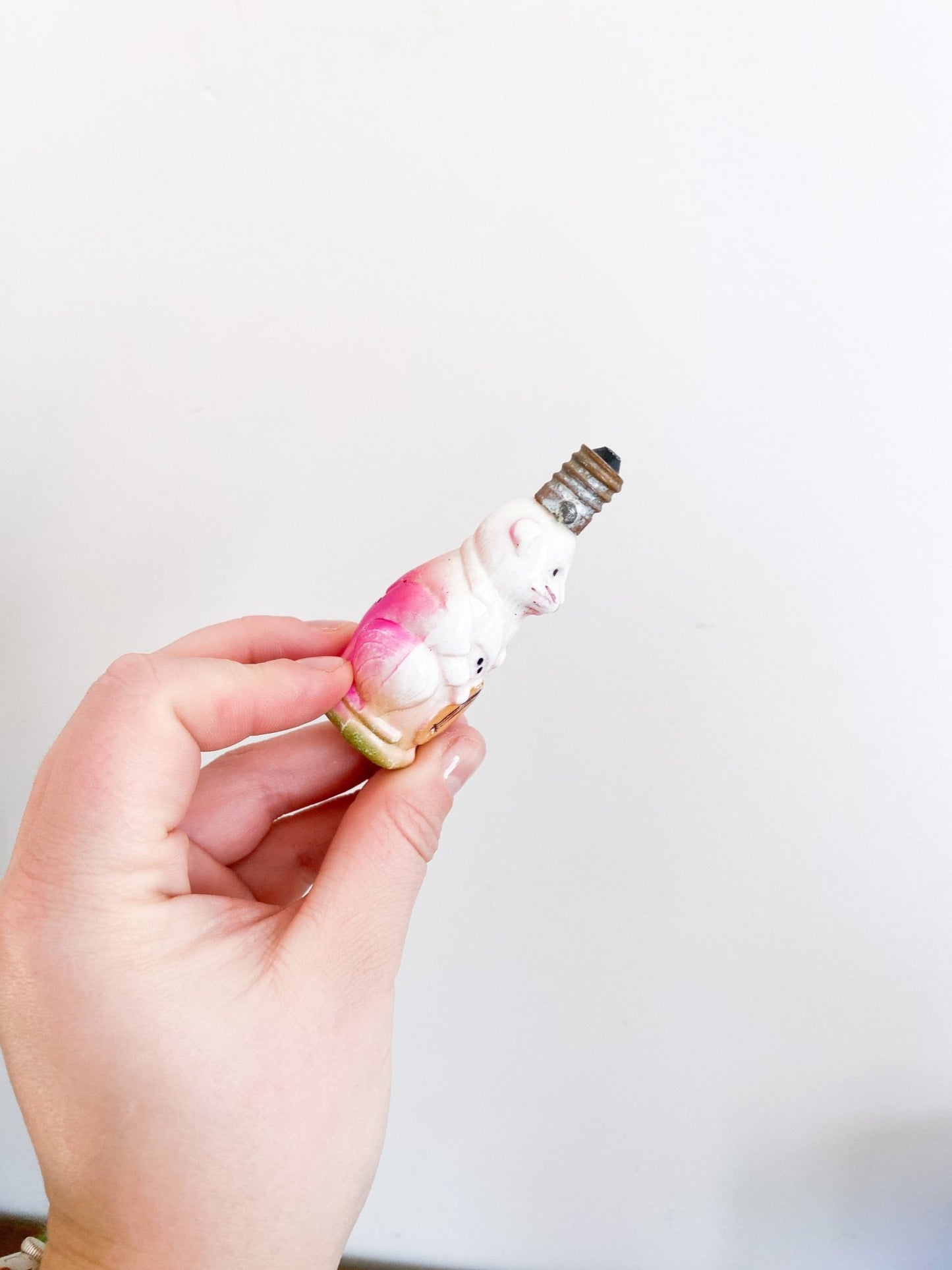 Vintage Milk Glass Handpainted Christmas Bulbs - Perth Market