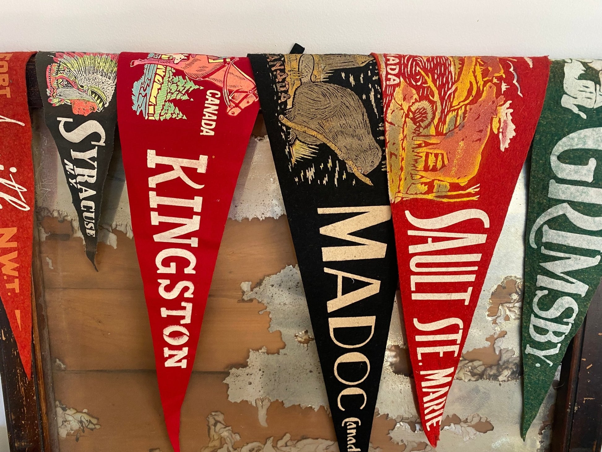 Vintage Pennant Flags - Canadian Locations – Perth Market