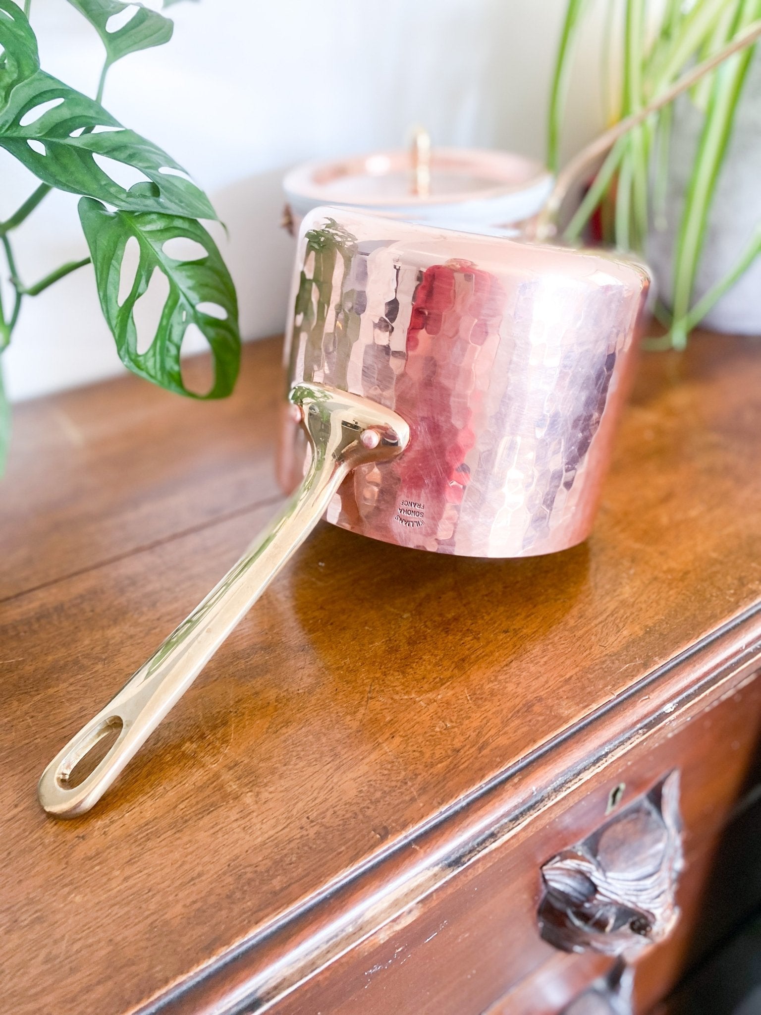 Vintage Williams Sonoma Copper Pot w/Ceramic Boiler - Perth Market