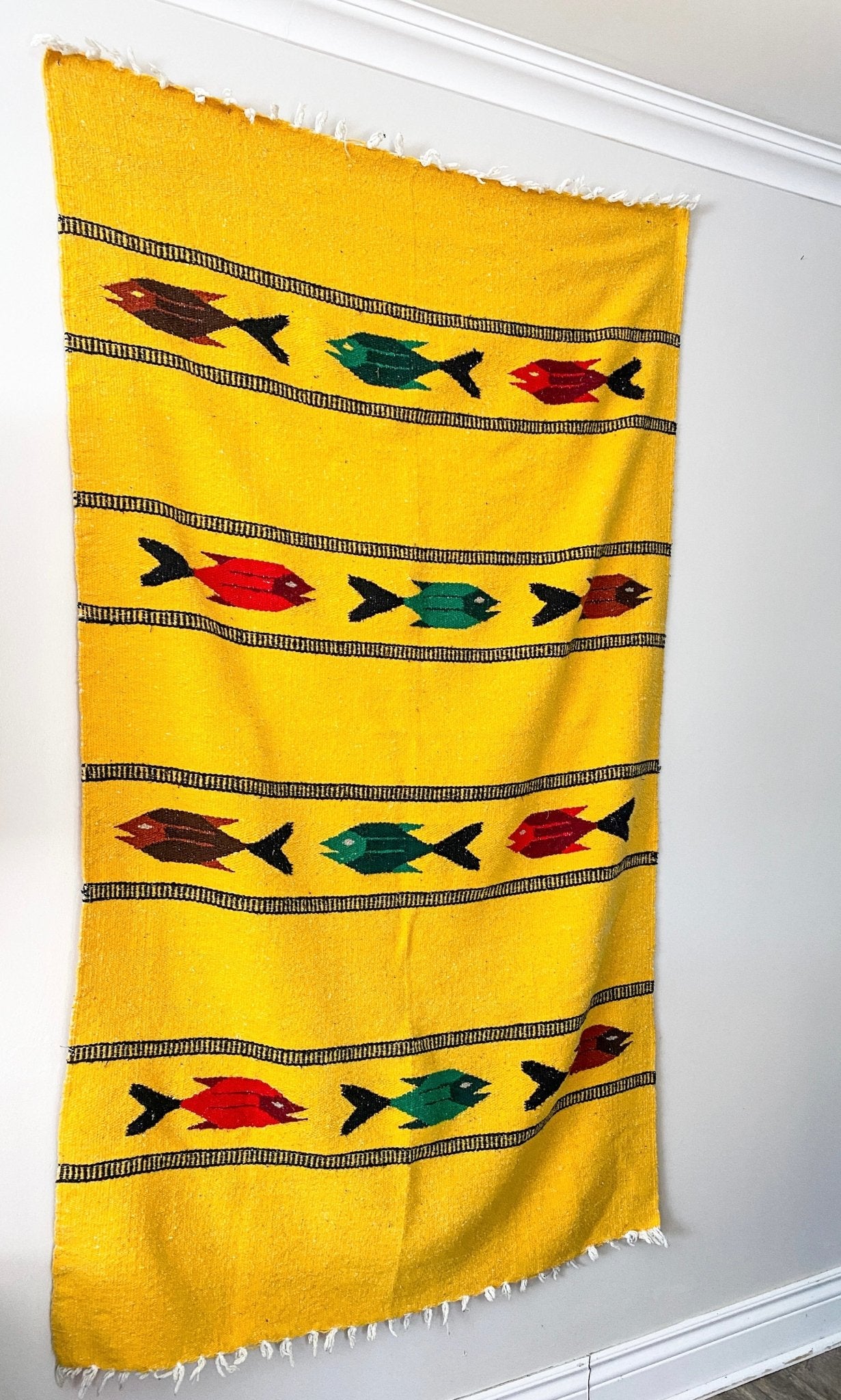 Yellow Cottage Fish Blanket - Perth Market