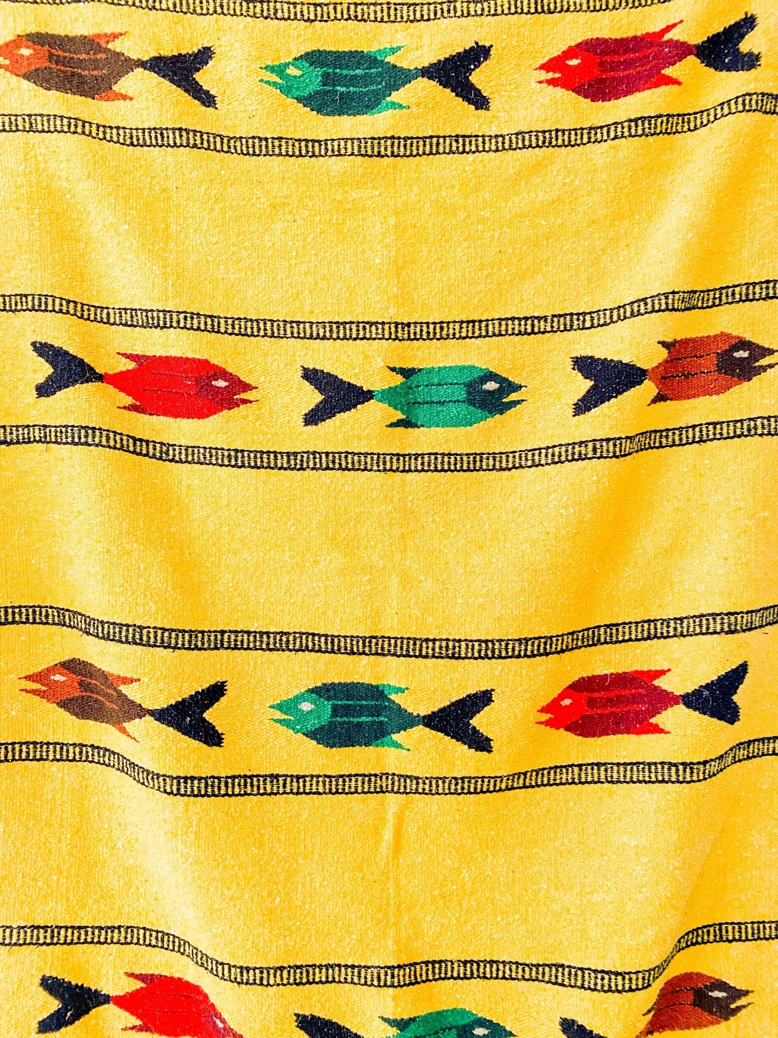 Yellow Cottage Fish Blanket - Perth Market